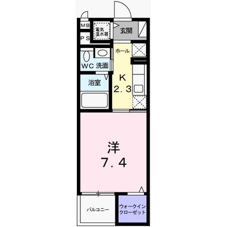 エクセル神屋町の物件間取画像